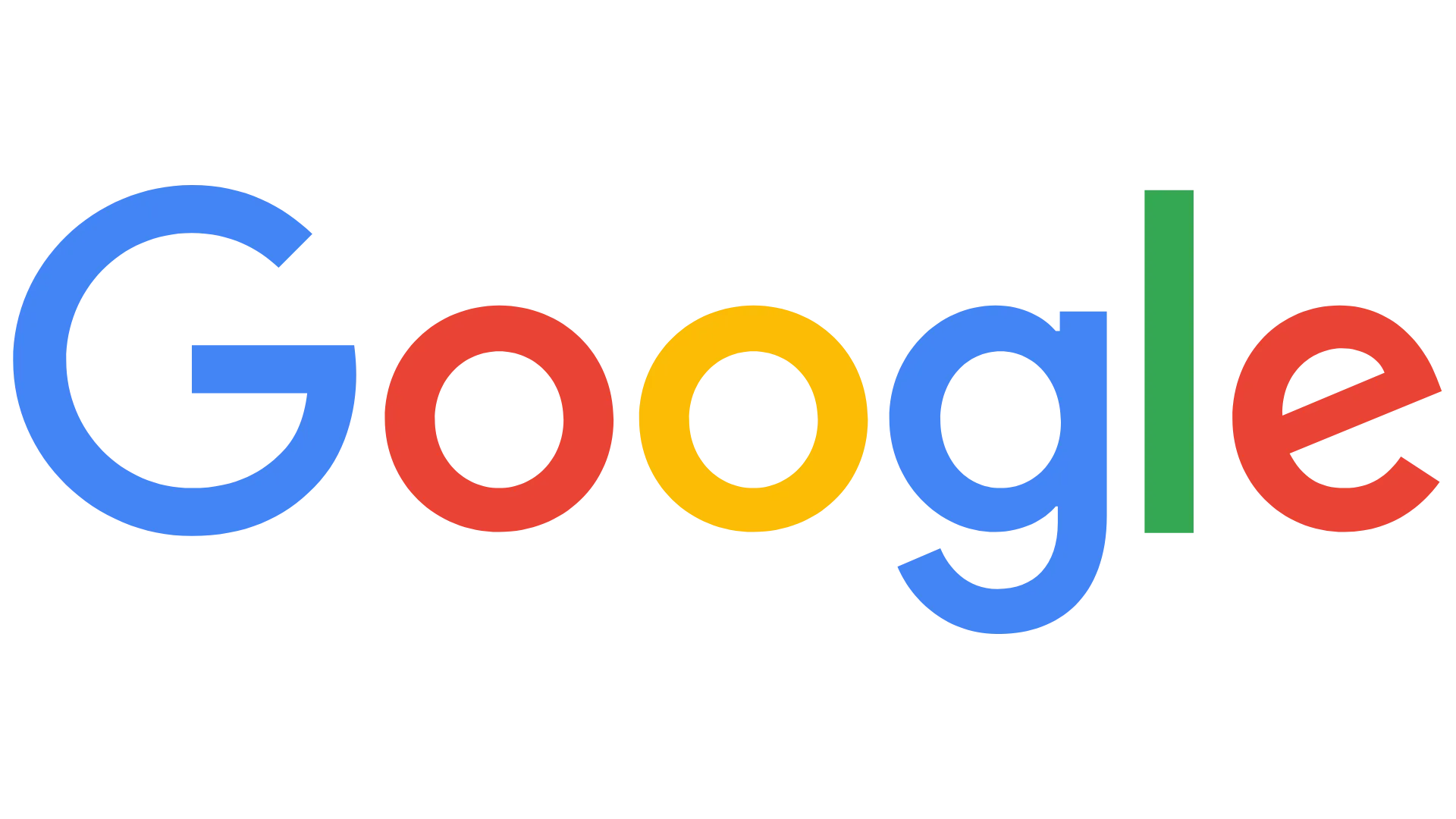 Google-Logo in den Farben Blau, Rot, Gelb und Grün.